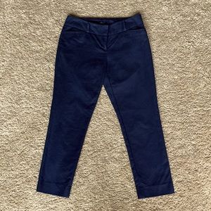Navy Cropped Pants